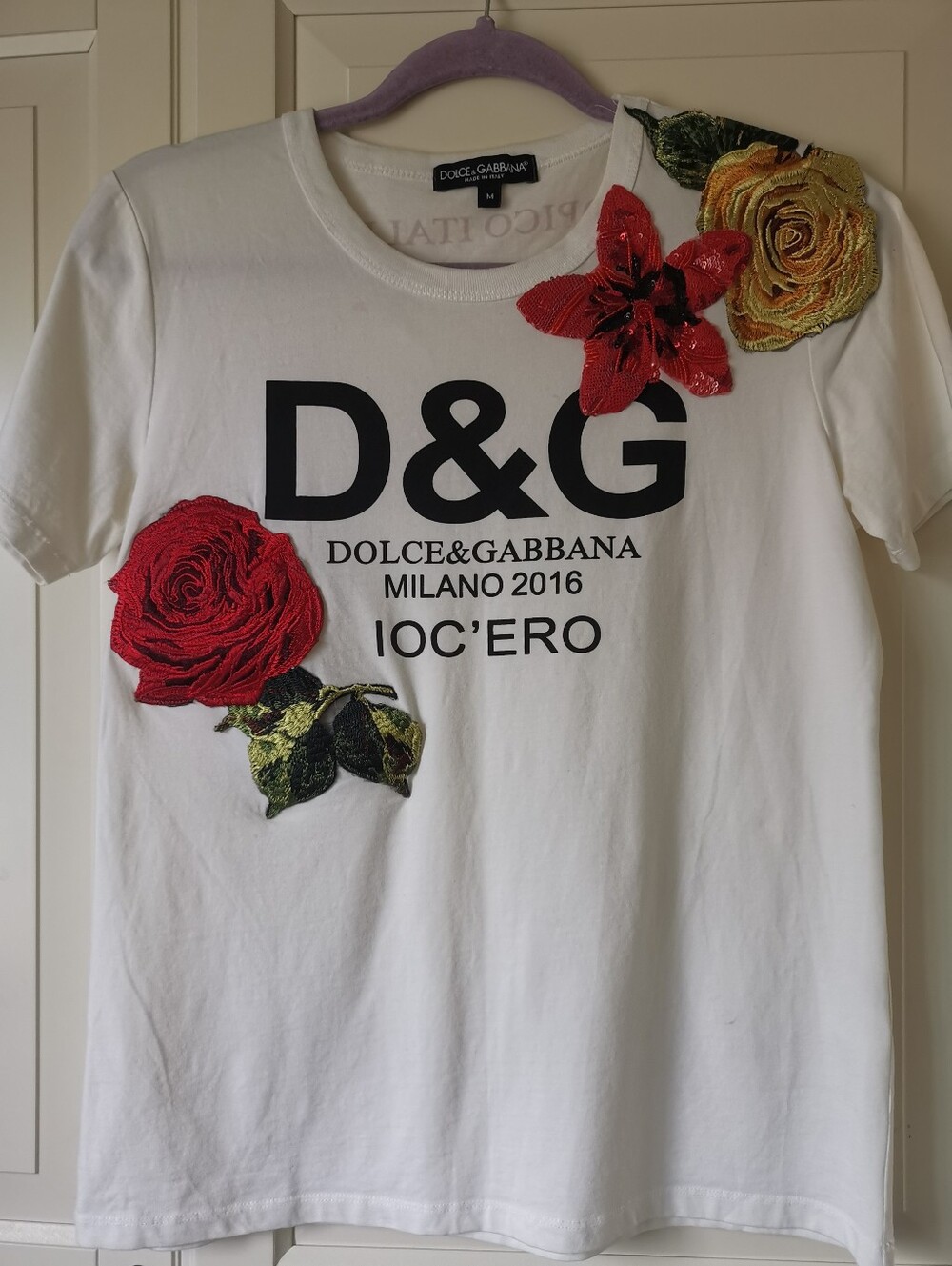 Authentic Dolce & Gabbana "Tropico Italiano" Runway Embellished T-Shirt